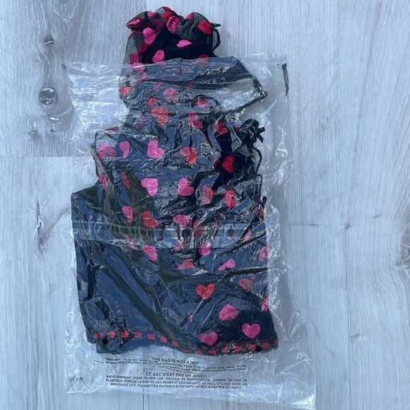 VICTORIA'S SECRET DREAM ANGELS HEART EMBROIDERED CAP SLEEVE CORSET BRA TOP M NWT - Picture 8 of 8